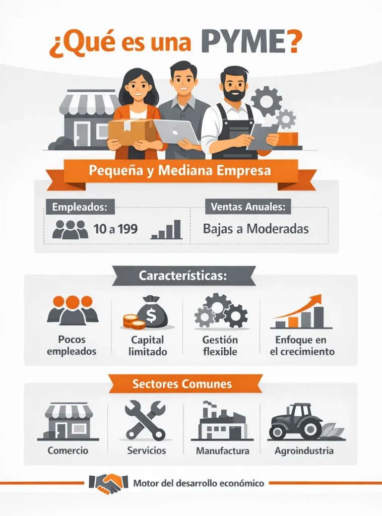 infografia que es una pyme