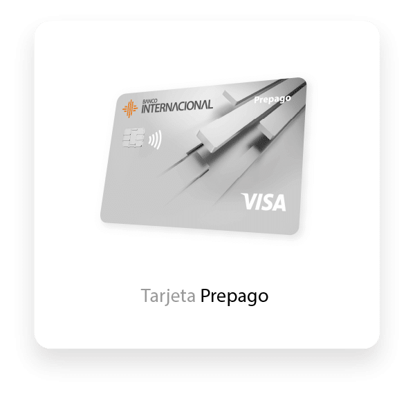 Tarjeta Prepago Banco Internacional