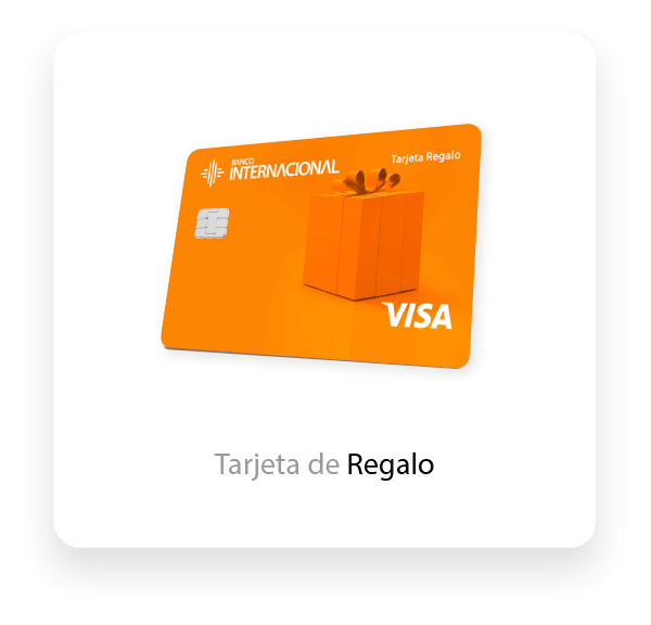 Tarjeta de Regalo Banco Internacional