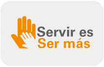 logotipo servir es ser más