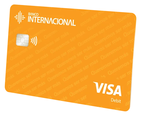 tarjeta de debito visa banco internacional